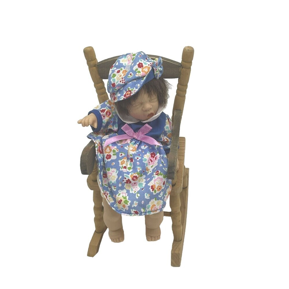 Palm Pal Bean Bag Kids Expression Yawn Licking Face Dolls On Rocking Chair 1996 - Picture 12 of 15